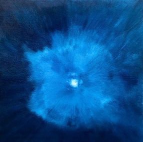 Painting, Llama azul, Olivia Galobart