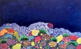 Gemälde, Coral Wonderland, Corine Lescop