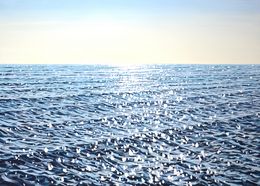 Pintura, Ocean. Glare on the water 9, Iryna Kastsova