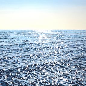 Peinture, Ocean. Glare on the water 9, Iryna Kastsova