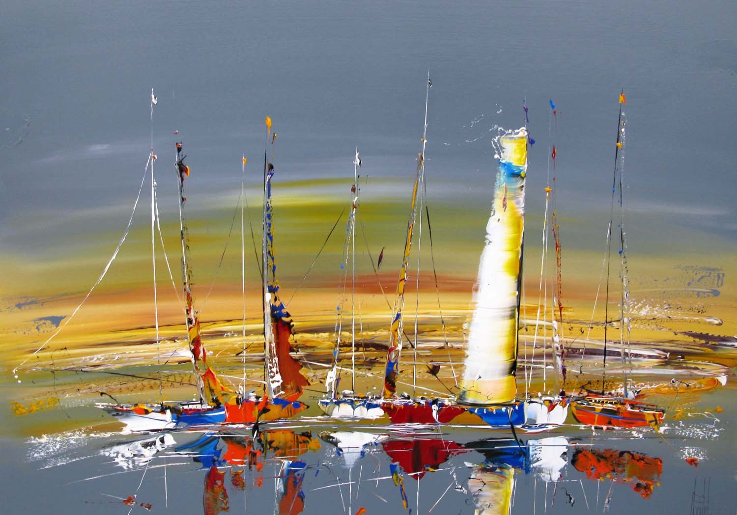 Fred Boutet, Marine abstraite 2024-58 Fred Boutet, Marine abstraite 2024-58