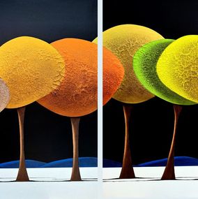 Pintura, Les arbres 04.05.24, Laurent Bouro