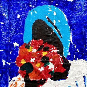 Painting, Ita_phoenixerising_with_redflower, Isaac Ato Jackson
