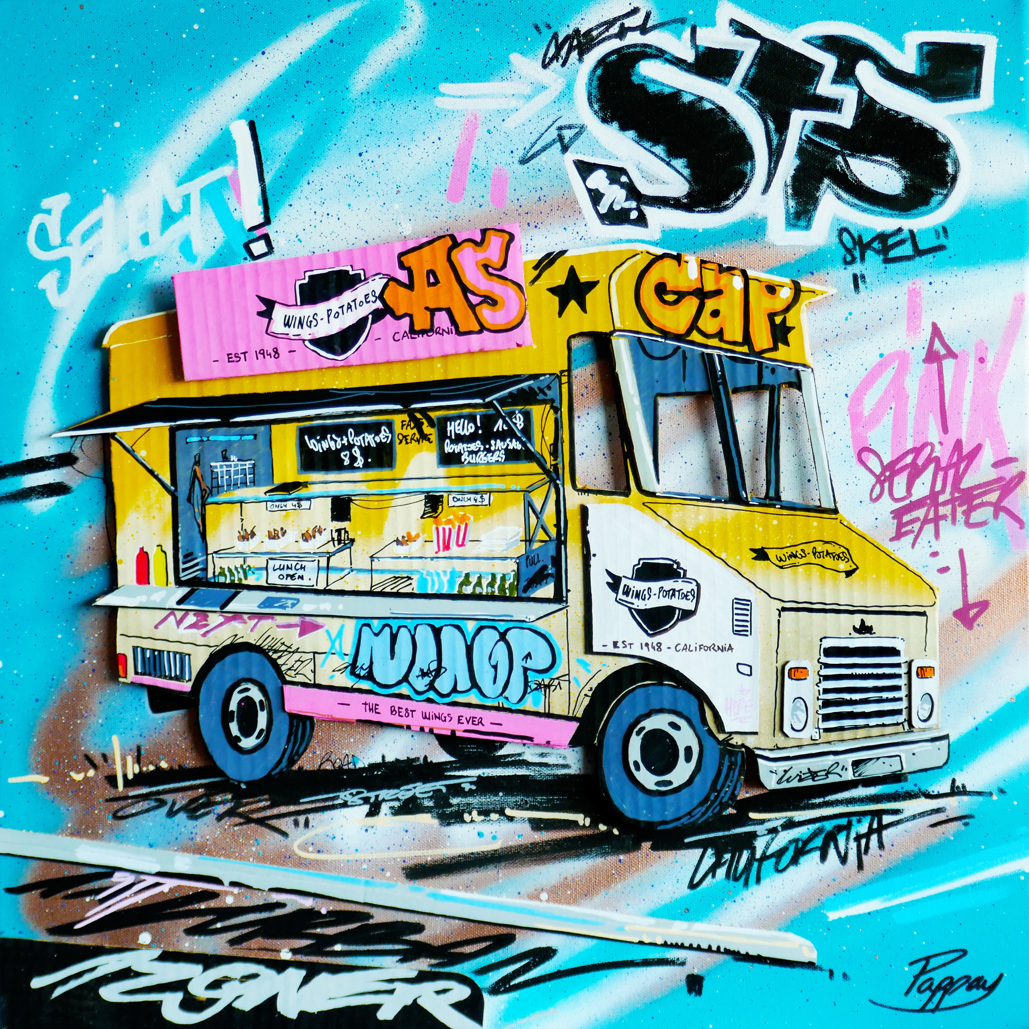 Pappay, Potatoes truck Pappay, Potatoes truck