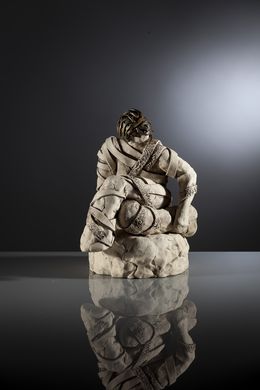 Sculpture, Waiting. Warrior Collection, Tuba Onder Demircioglu