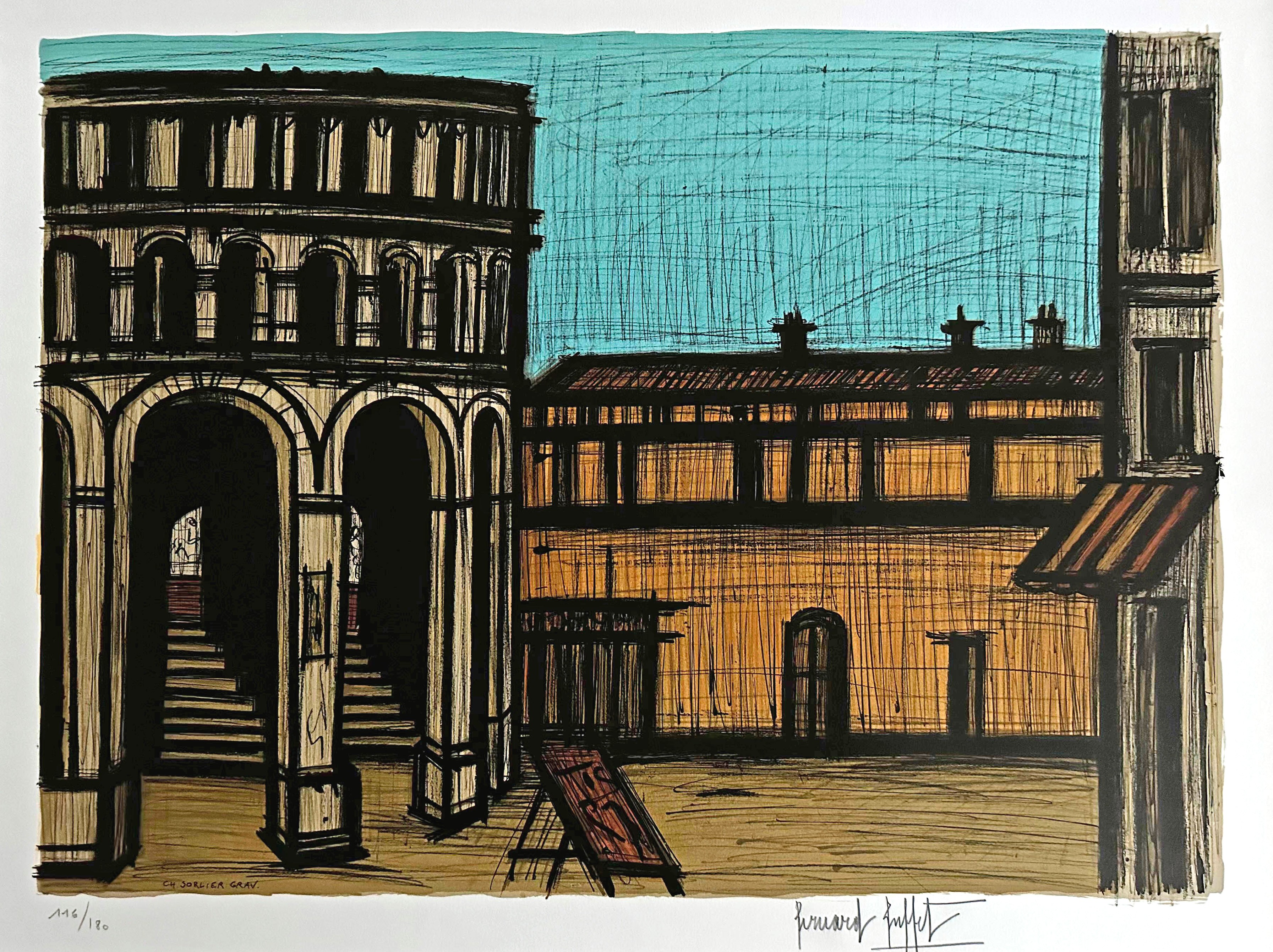 Bernard Buffet, La Place des Arènes Bernard Buffet, La Place des Arènes