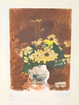 Print, Vase de fleurs jaunes, Georges Braque