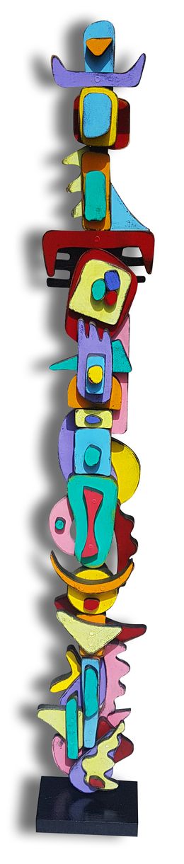 Skulpturen, Big totem colors I, Thierry Corpet