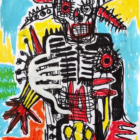 Painting, Skeletal shaman, Dr. Love