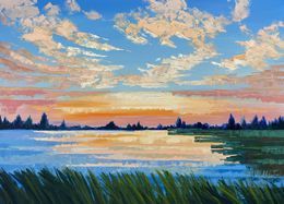 Painting, Evening Sun, Helen Mount