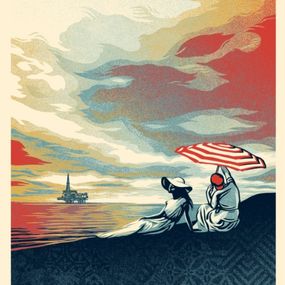 Drucke, Bliss at the Cliff's Edge, Shepard Fairey (Obey)