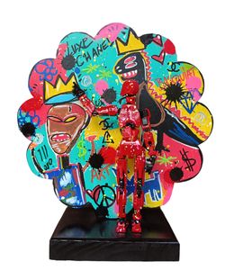 Sculpture, Robot Basquiat #1, Vili