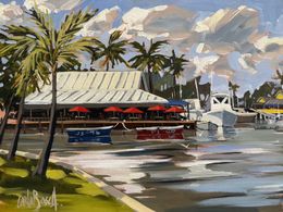 Painting, Shrimper's Time, Carla Bosch