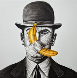 Dibujo, Magritte Comedian, Noir Artist