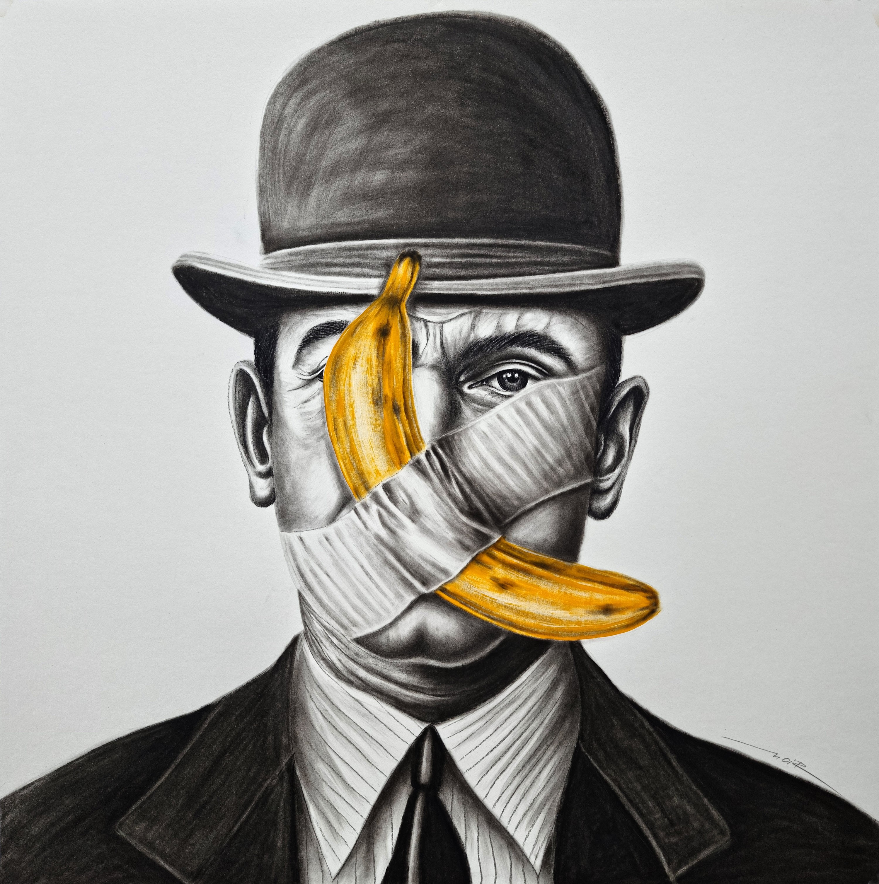 Noir Artist, Magritte Comedian Noir Artist, Magritte Comedian