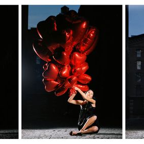 Photographie, LoveLoveLove (Triptych) (Lightbox), David Drebin