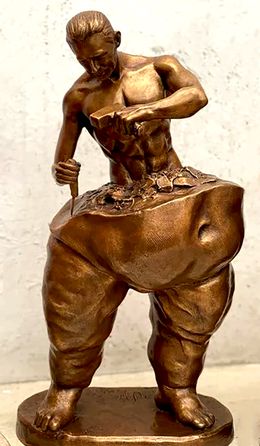 Escultura, The little self made man, Víctor Hugo Yáñez Piña