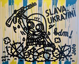 Peinture, Slava ukrayini bdm !, Jofo