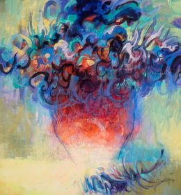 Painting, Il vaso di raku, Alexander Daniloff