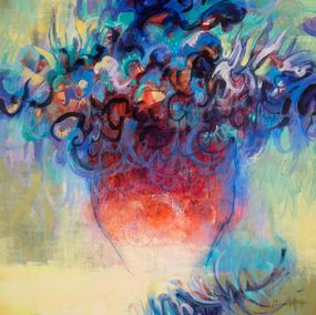 Painting, Il vaso di raku, Alexander Daniloff