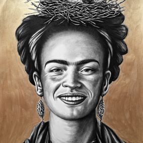 Fine Art Drawings, Mother Frida, Noir Artist