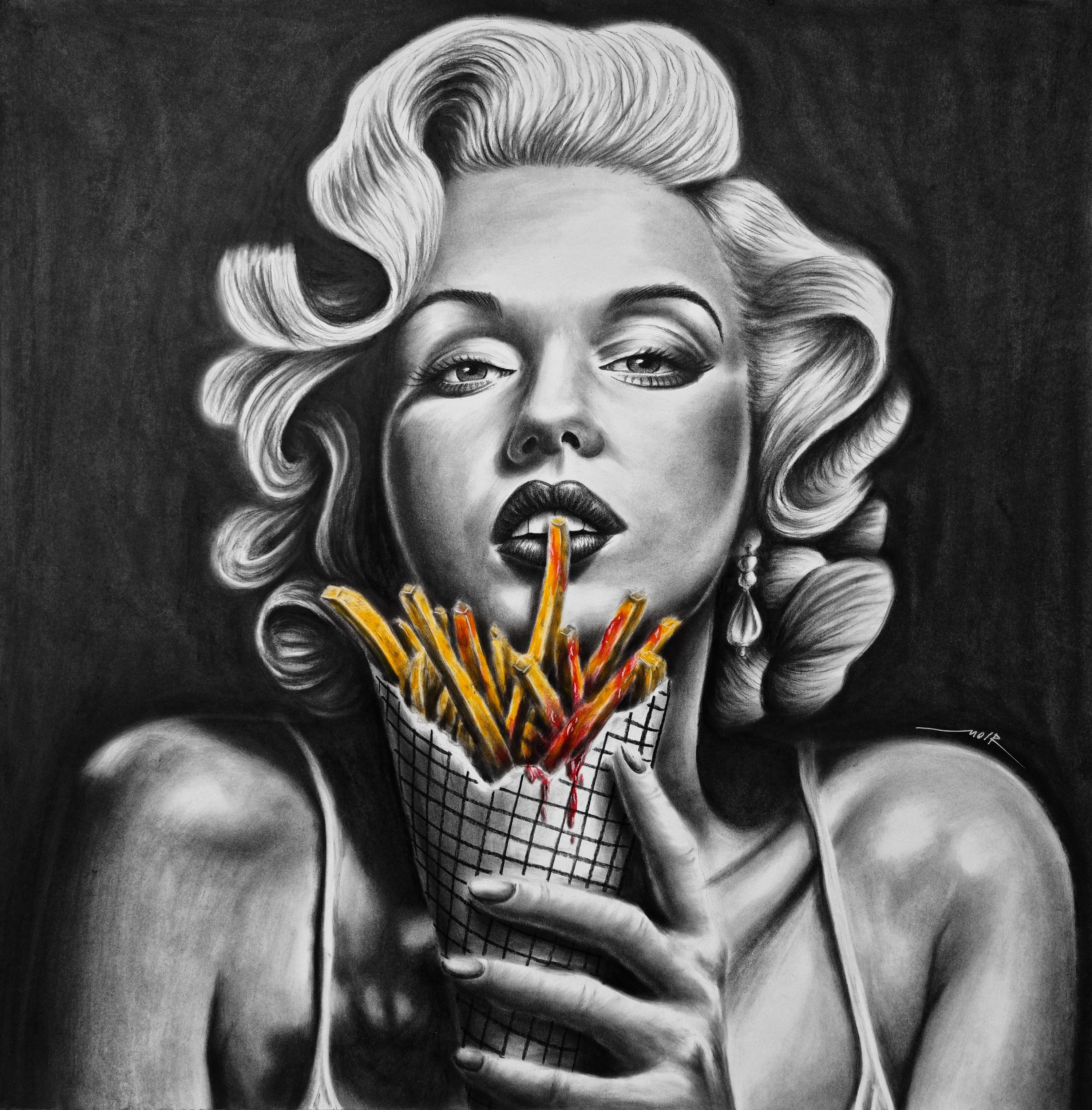 Noir Artist, Belgian Marilyn Noir Artist, Belgian Marilyn