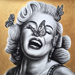 Fine Art Drawings, Silly Marilyn, Noir Artist