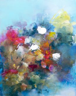 Painting, Butterfly season, Marianne Quinzin