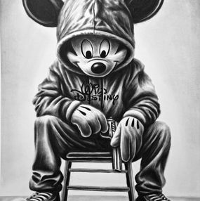 Fine Art Drawings, Wild Destiny II, Noir Artist