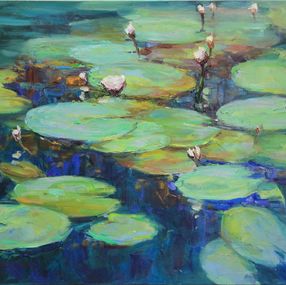 Gemälde, Water Lilies, Serhii Cherniakovskyi