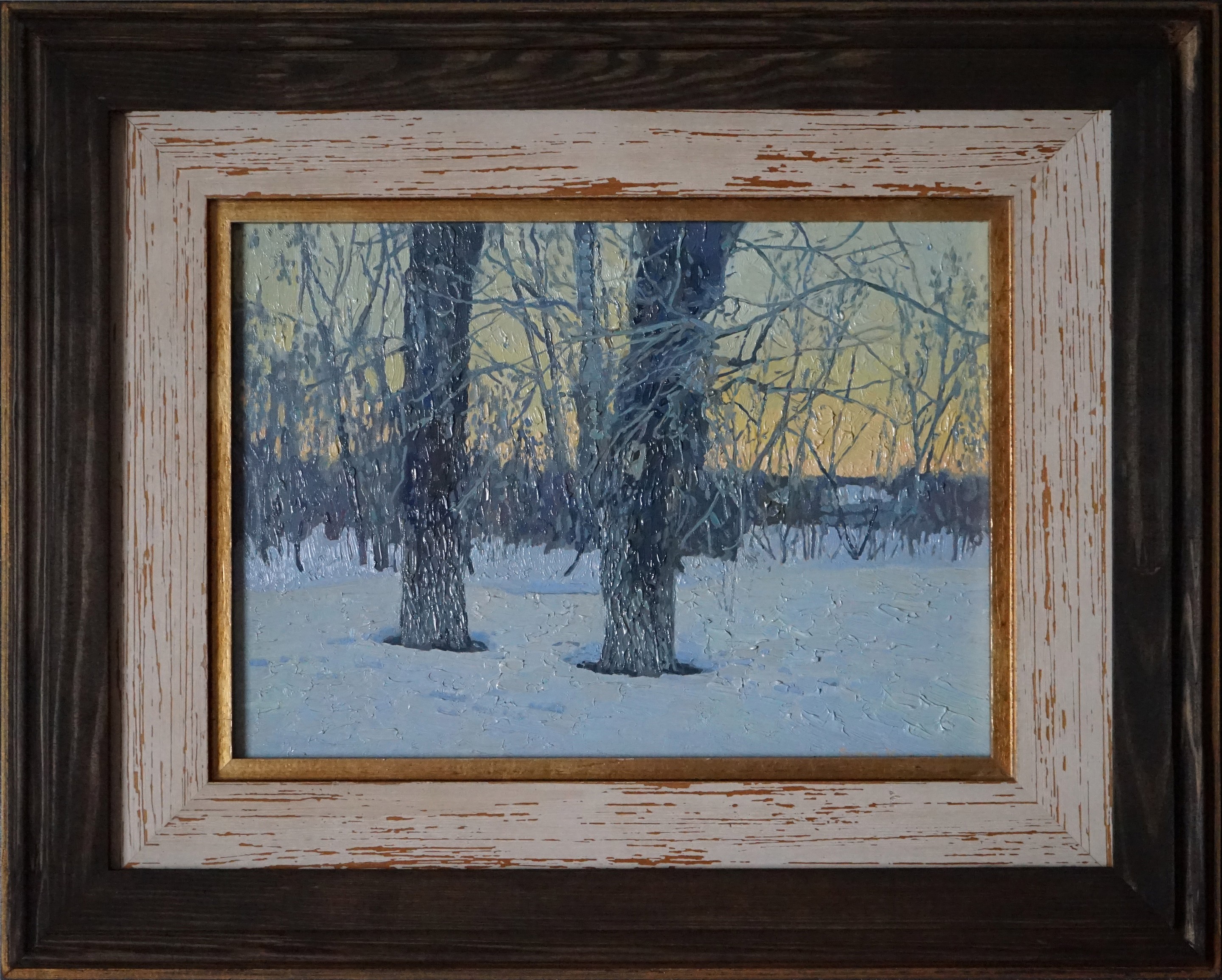 Simon Kozhin, Sunset in Stupino. February Simon Kozhin, Sunset in Stupino. February