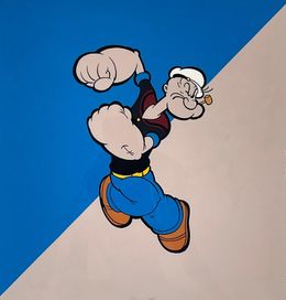 Painting, Popeye, Antonio Pelayo