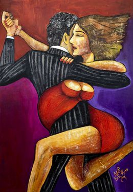 Gemälde, Tango whirlwind, Mikhail Baranovskiy