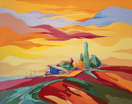 Painting, Ocean view, Tony Saryan