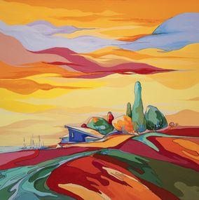 Painting, Ocean view, Tony Saryan