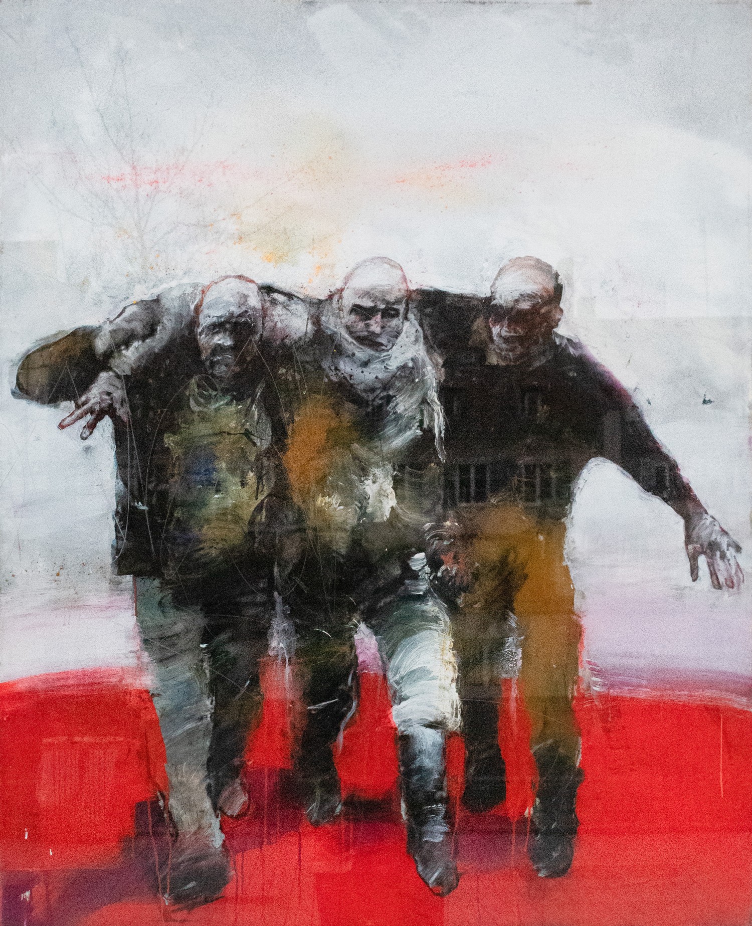 Christophe Hohler, Le Soutien, peinture de Christophe Hohler Christophe Hohler, Le Soutien, peinture de Christophe Hohler