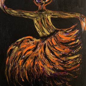 Gemälde, Hiplet Ballerina, Sandi Goodwin