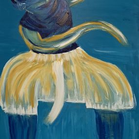 Painting, Muntu Dance Theatre, Sandi Goodwin