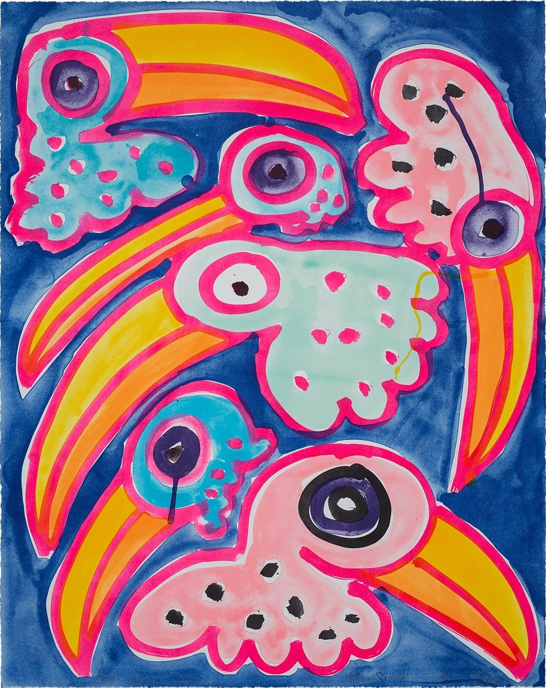 Katherine Bernhardt, Toco Toucan Tocano Katherine Bernhardt, Toco Toucan Tocano