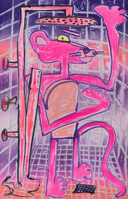 Edición, Shower Power - Pink Panther, Katherine Bernhardt