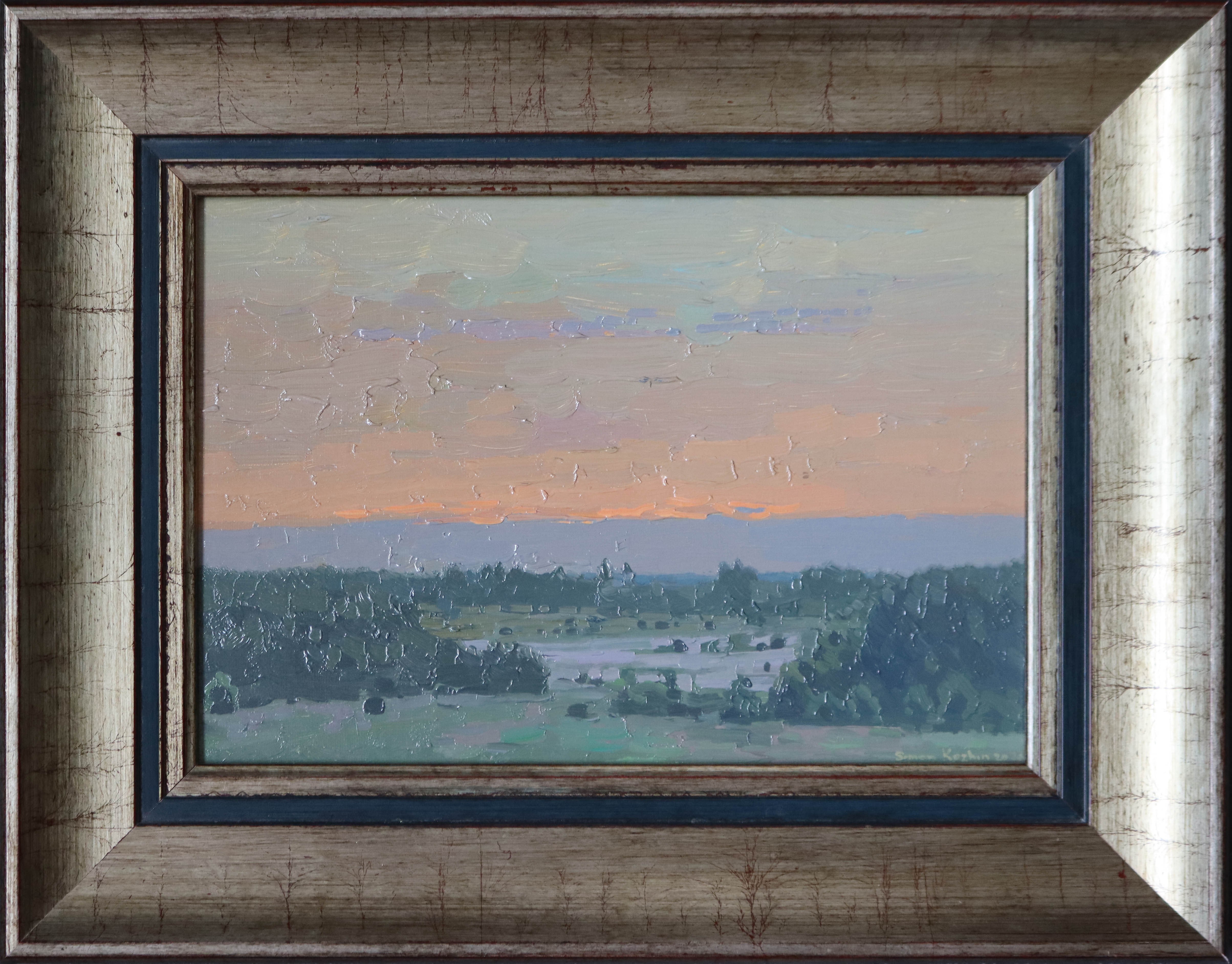 Simon Kozhin, Sunset. The fog is spreading. Bolshoye Sytkovo Simon Kozhin, Sunset. The fog is spreading. Bolshoye Sytkovo