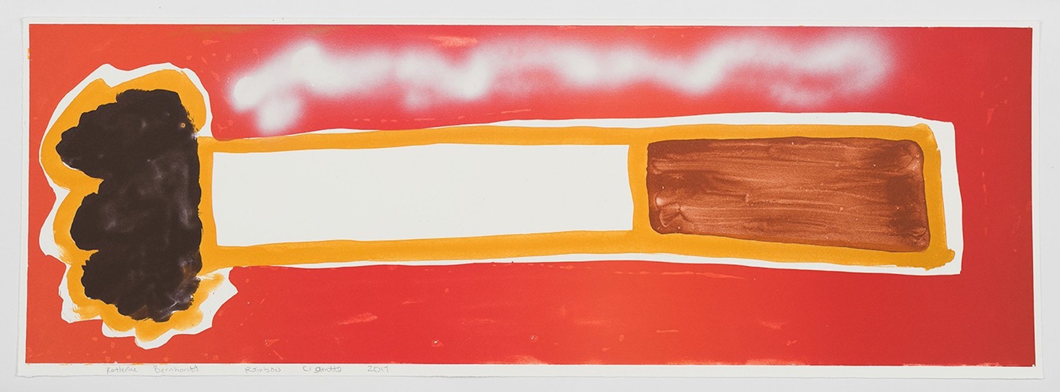 Katherine Bernhardt, Rainbow Cigarette Katherine Bernhardt, Rainbow Cigarette