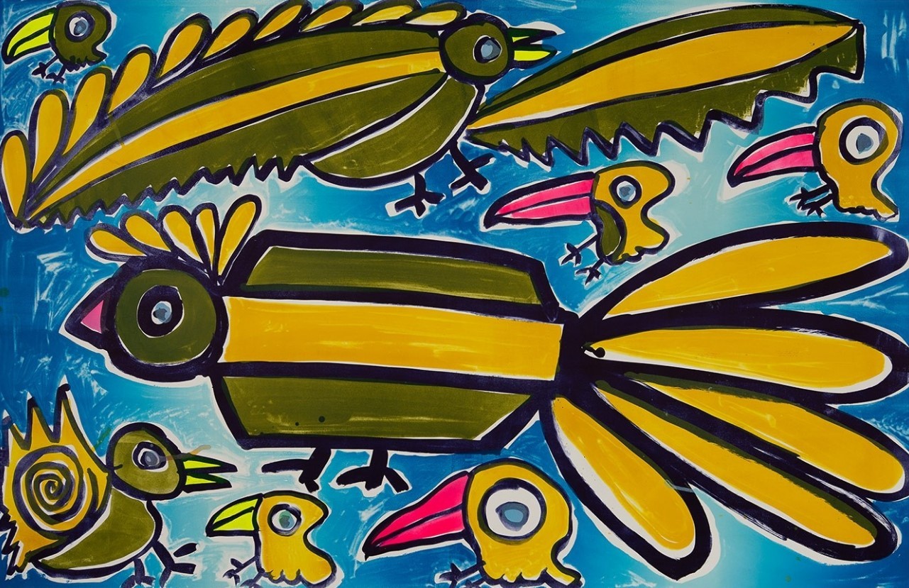 Katherine Bernhardt, Guadalajara - Birds Katherine Bernhardt, Guadalajara - Birds