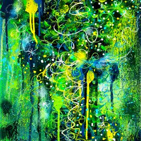 Gemälde, Green Nature 1, Priscilla Vettese