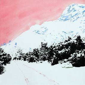 Drucke, Pink Mountain, Isca Greenfield-Sanders