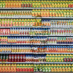 Fotografien, Fruit juices, Liu Bolin