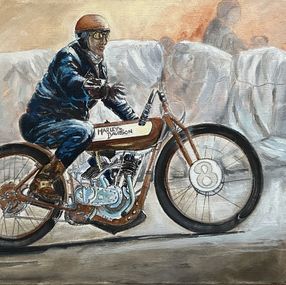 Painting, Xon Duce Harley Davidson, Lisbeth Buonanno