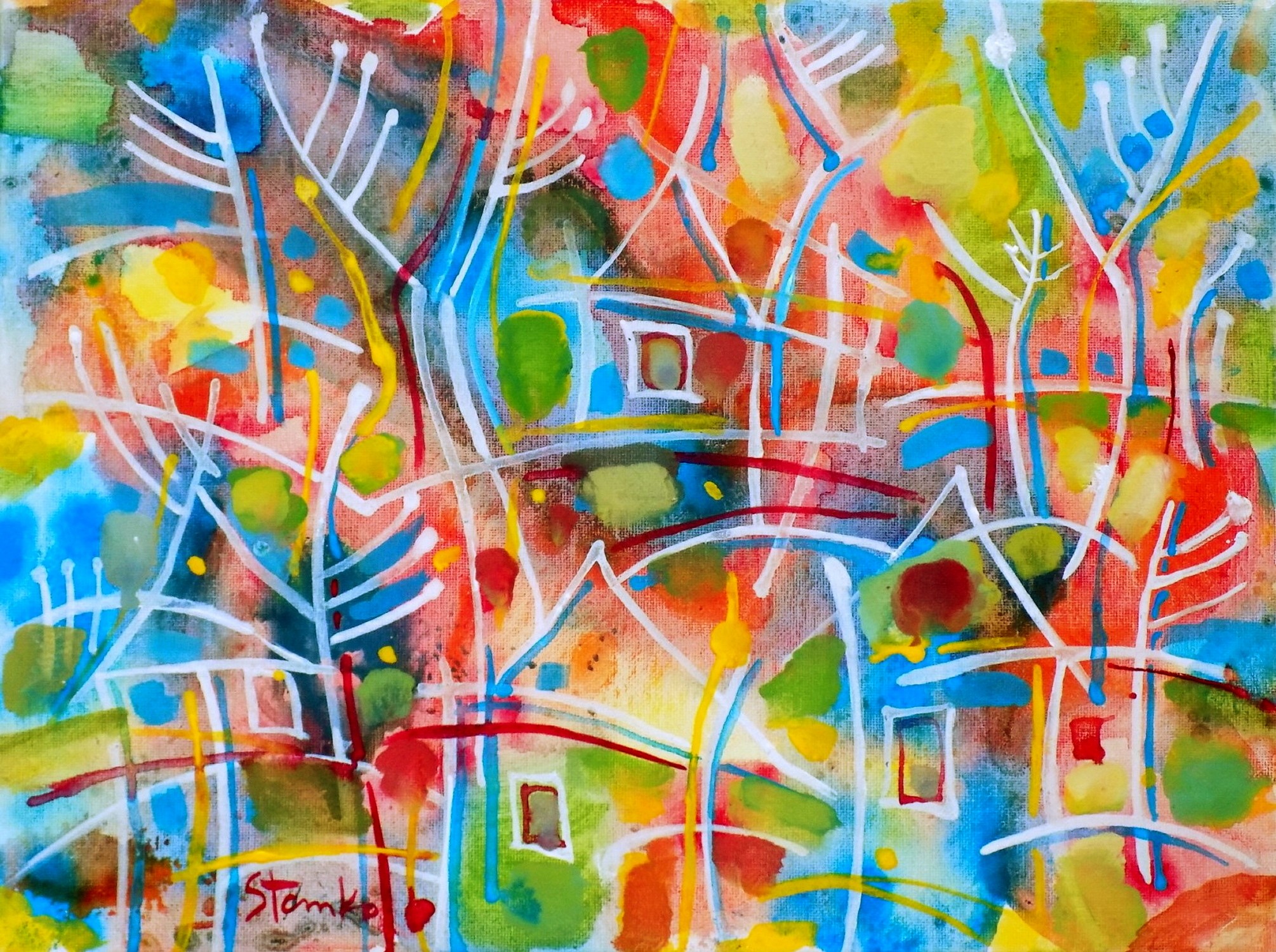 Stanislav Bojankov, Cubists landscape-II Stanislav Bojankov, Cubists landscape-II