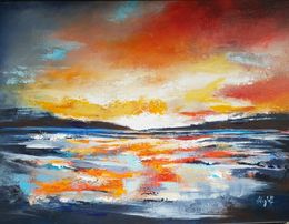 Peinture, L'océan est un espace de liberté, Maryse Chatron Kriloff
