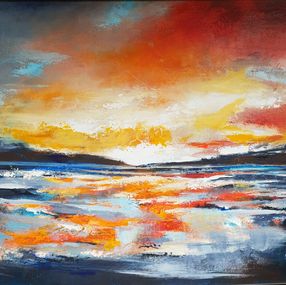 Painting, L'océan est un espace de liberté, Maryse Chatron Kriloff